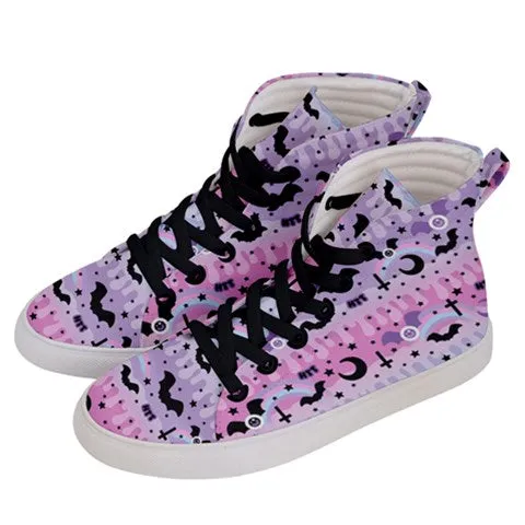 Dripping Sky women's hi-top sneakers [made to order]