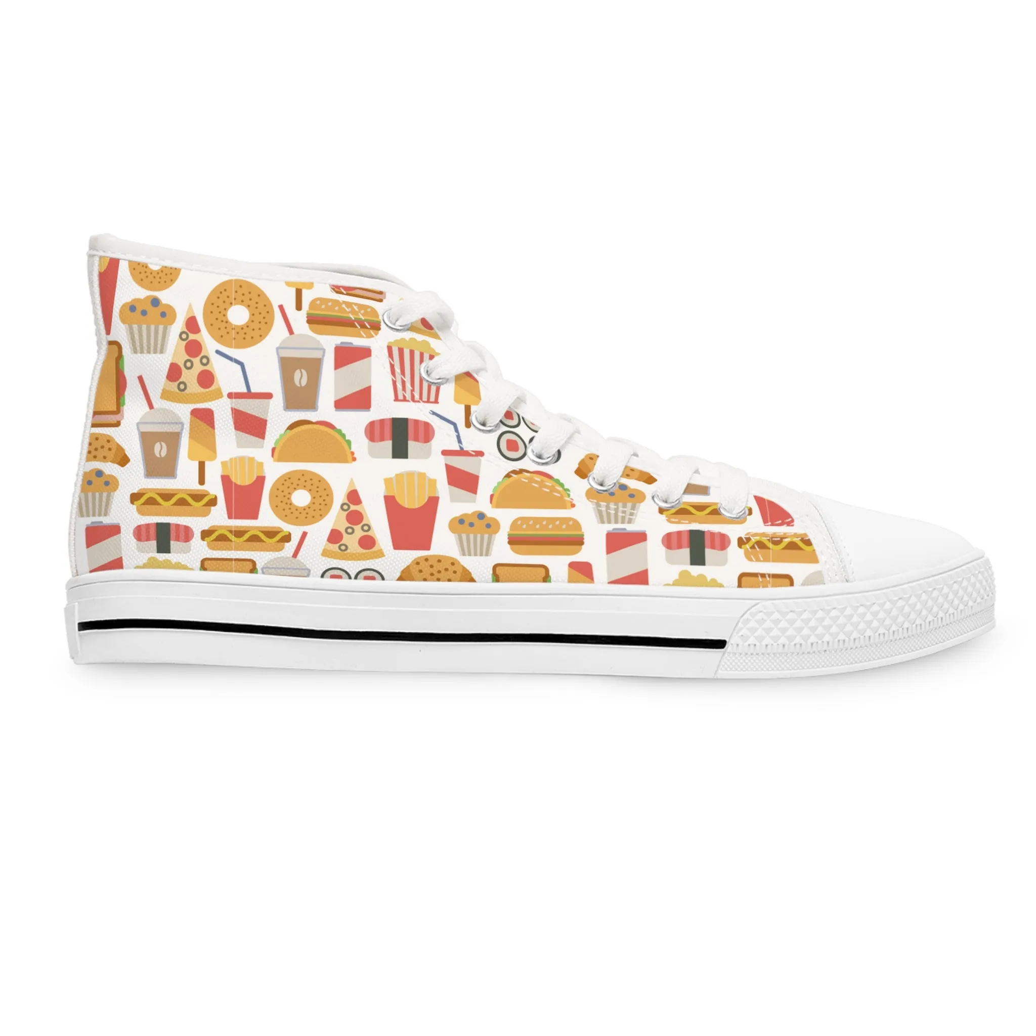 Fast Food Women's High Top Sneakers