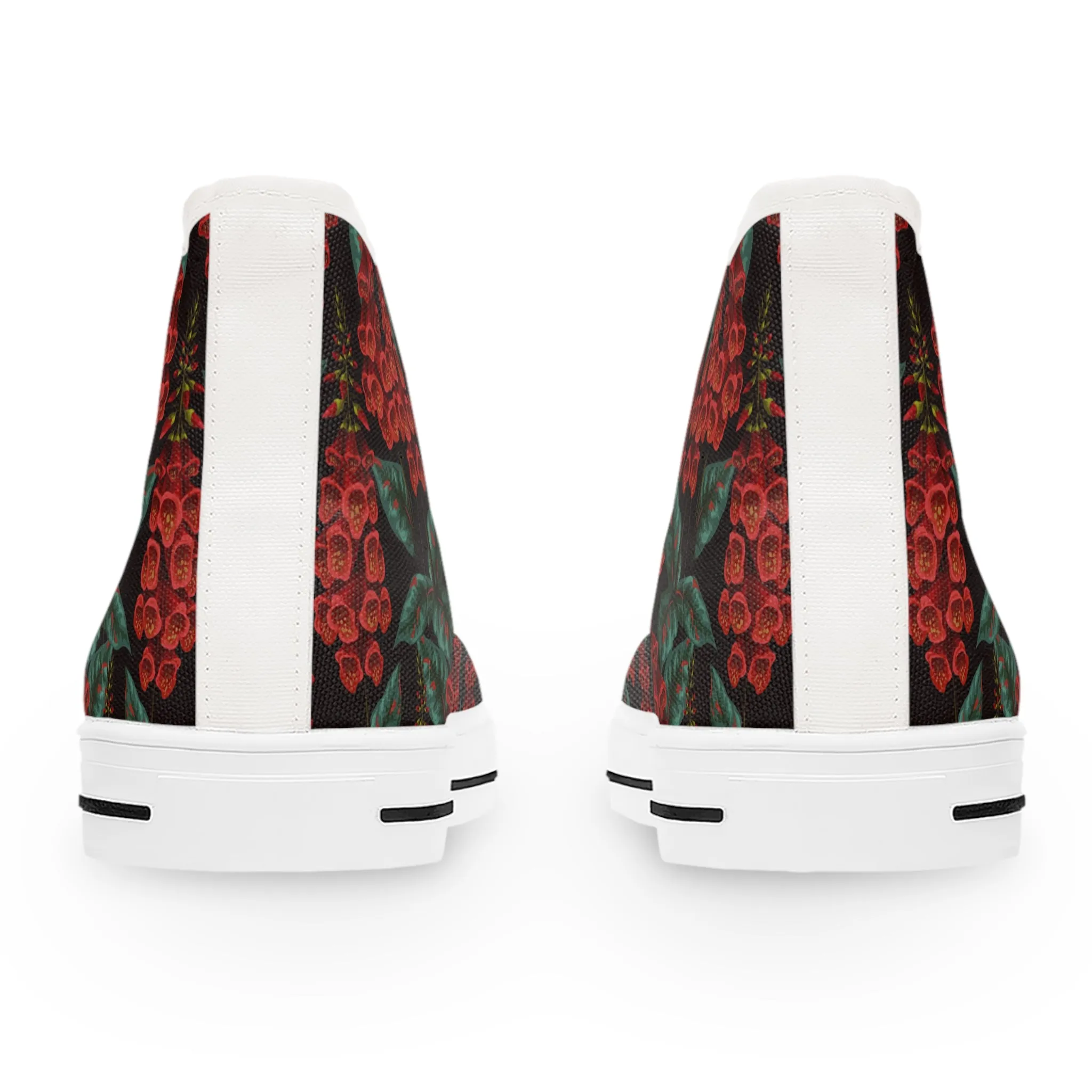 Foxglove Flowers Women's High Top Sneakers