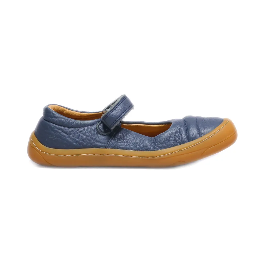 Froddo Barefoot Ballerinas Leather Blue Colour For Kids