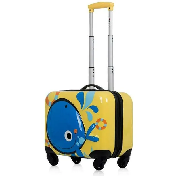 Ginza 3D Little Whale Children's Luggage 18"