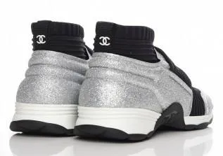 Glitter Stretch Trainers