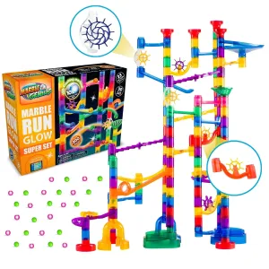 Glow Marble Run Super Set, 200 pieces