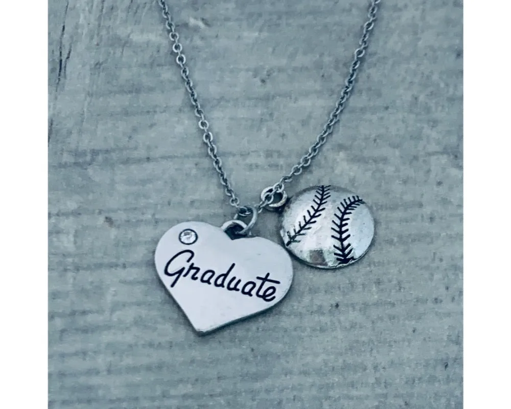 Graduation Charm Necklace - Pick Sport