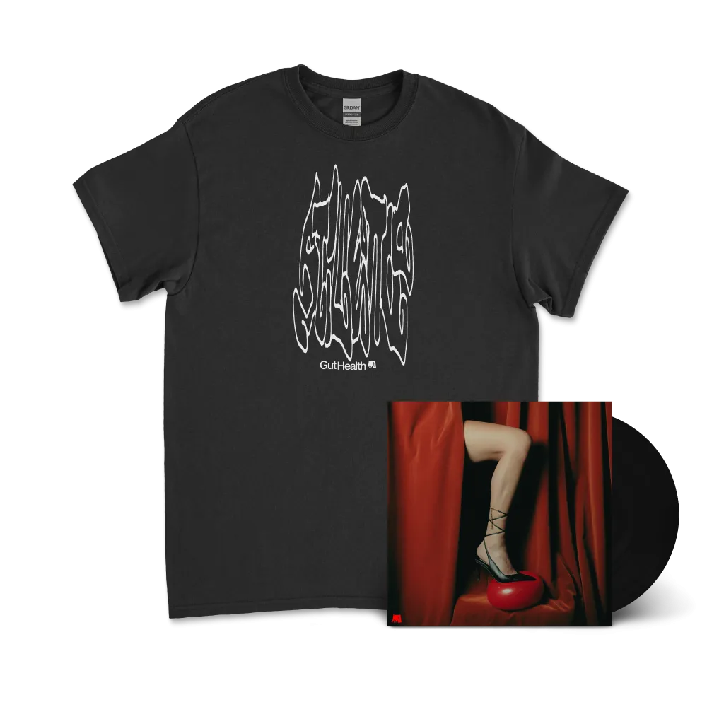 Gut Health / Stiletto LP Vinyl & T-Shirt Bundle