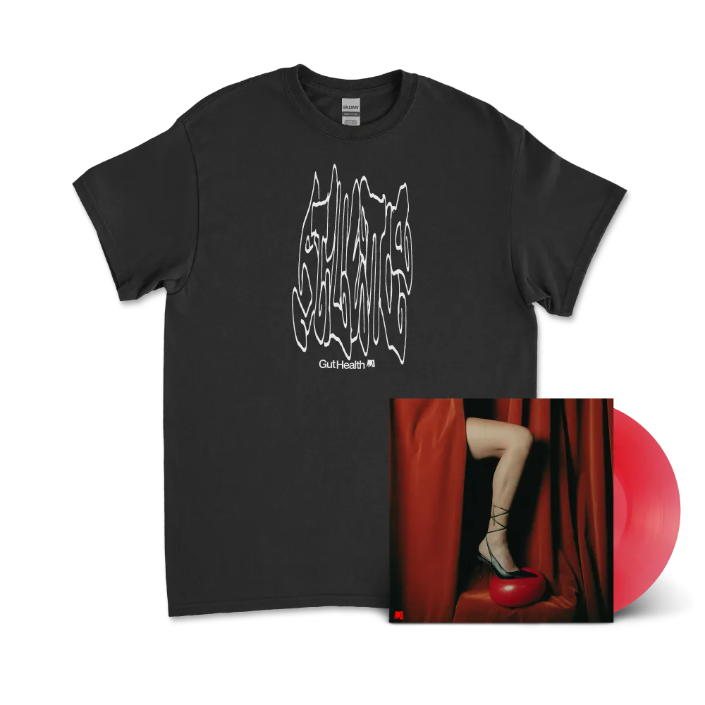 Gut Health / Stiletto LP Vinyl & T-Shirt Bundle