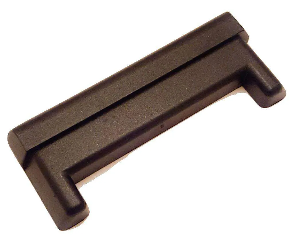 HDPE Black Plastic End Cap for Horizontal E-Track | ECAP