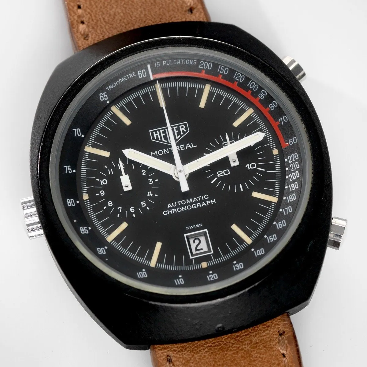 Heuer Montreal PVD 110.501 Cal.12 1970s