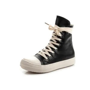 High top sneakers / Shoes for Rock lovers / Retro platform Alternative Fashion Unisex Shoes