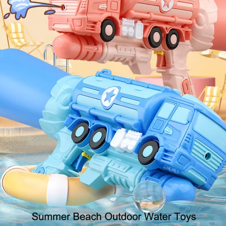 Hildren Pumping Water Play Device Summer Beach Outdoor Water Toys, Style: Engineering Car (Blue)