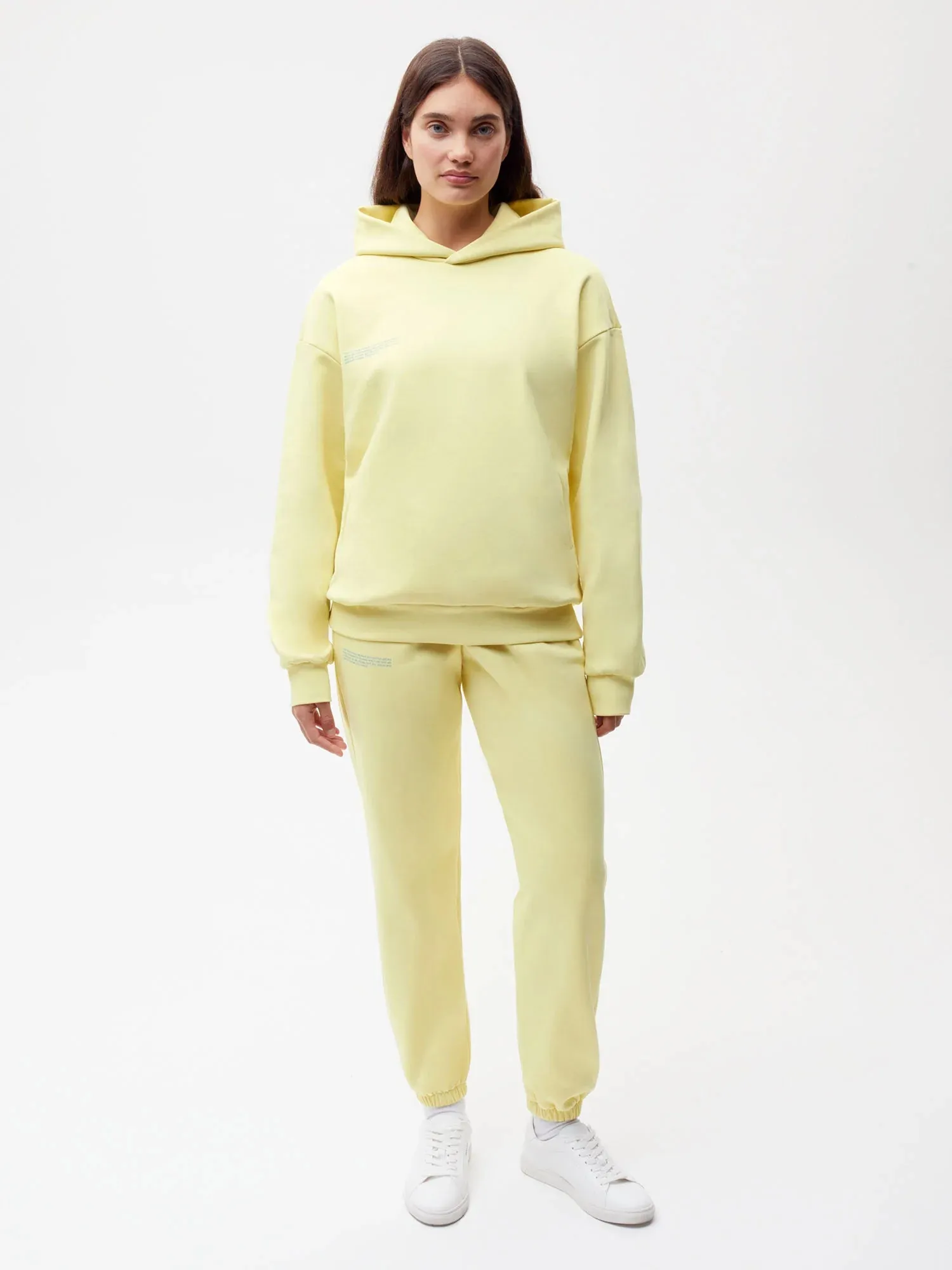 In Conversion Cotton Track Pants—sunbeam yellow