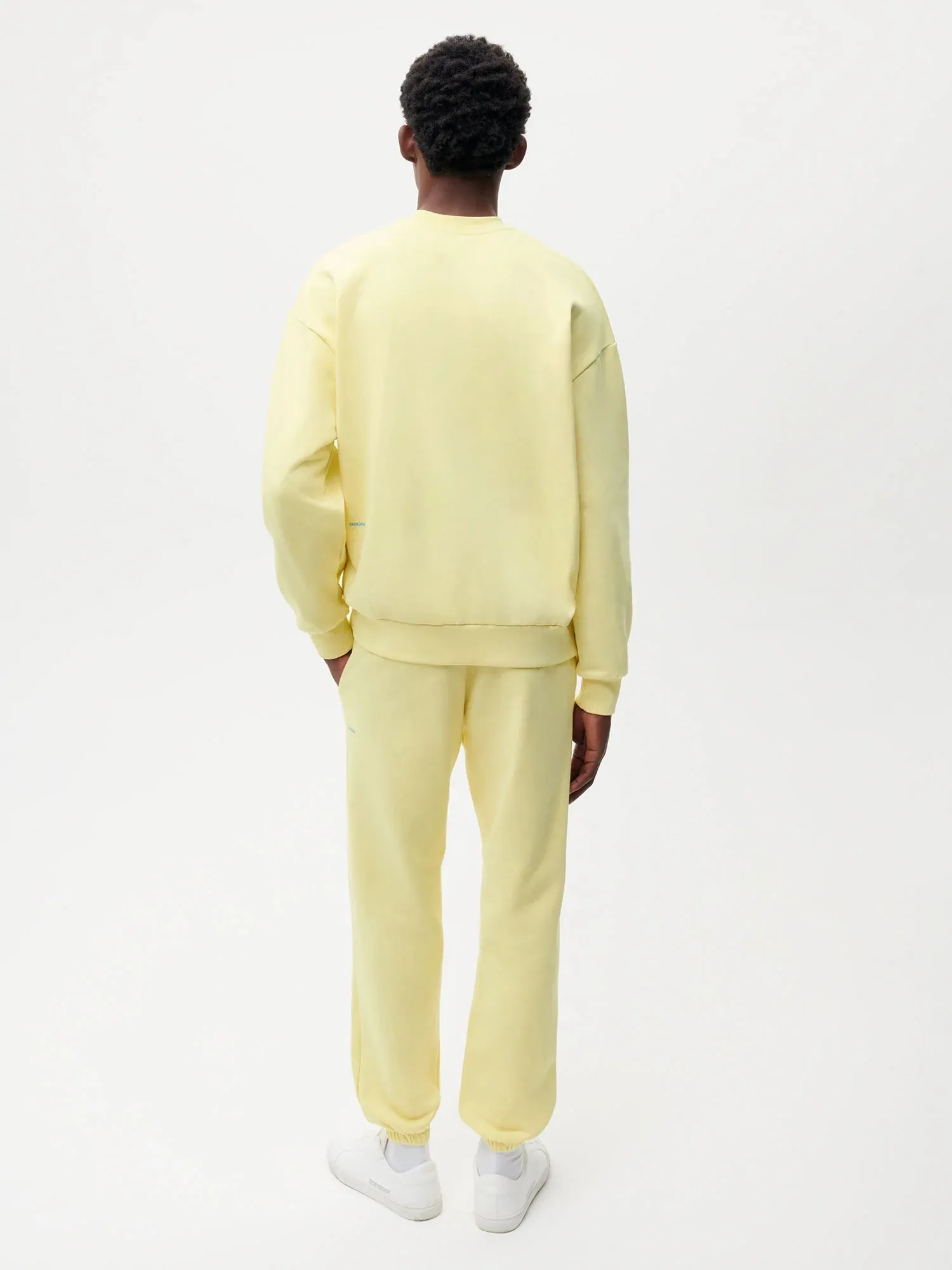 In Conversion Cotton Track Pants—sunbeam yellow