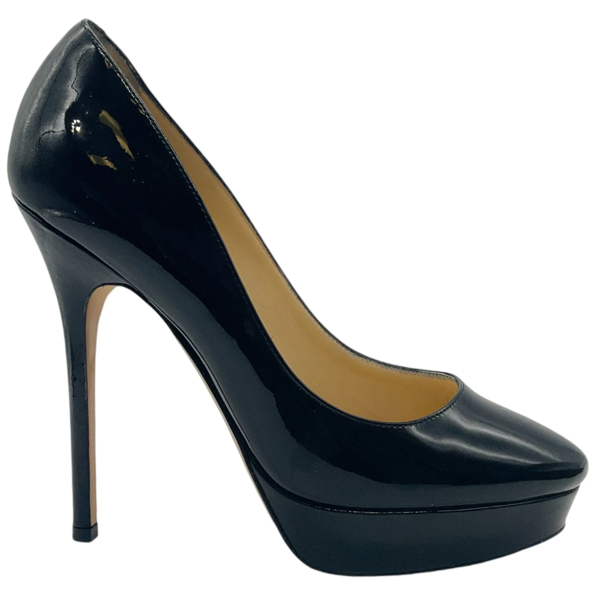 Jimmy Choo Black Patent Platform Pumps