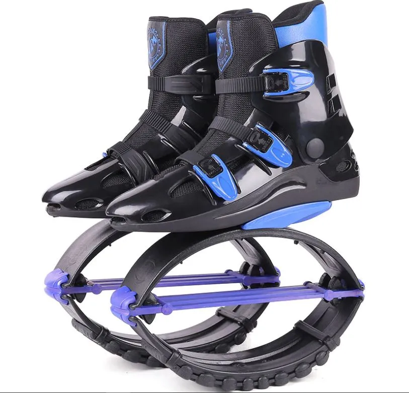 Kangaroo Jump Boots-Shoes Workout Jumpers Gen I Series Blue Black