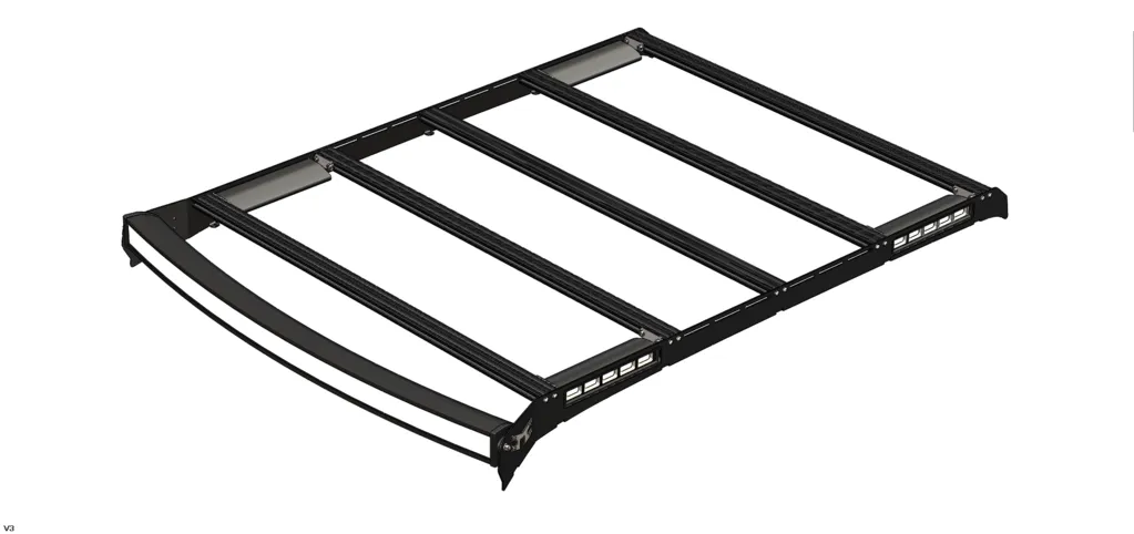 KC Hilites 50" C-Series M-Rack Roof Rack System - GMC/Chevy 1500/2500/3500