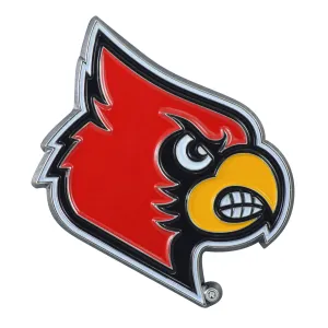 Louisville Cardinals 3D Color Metal Emblem