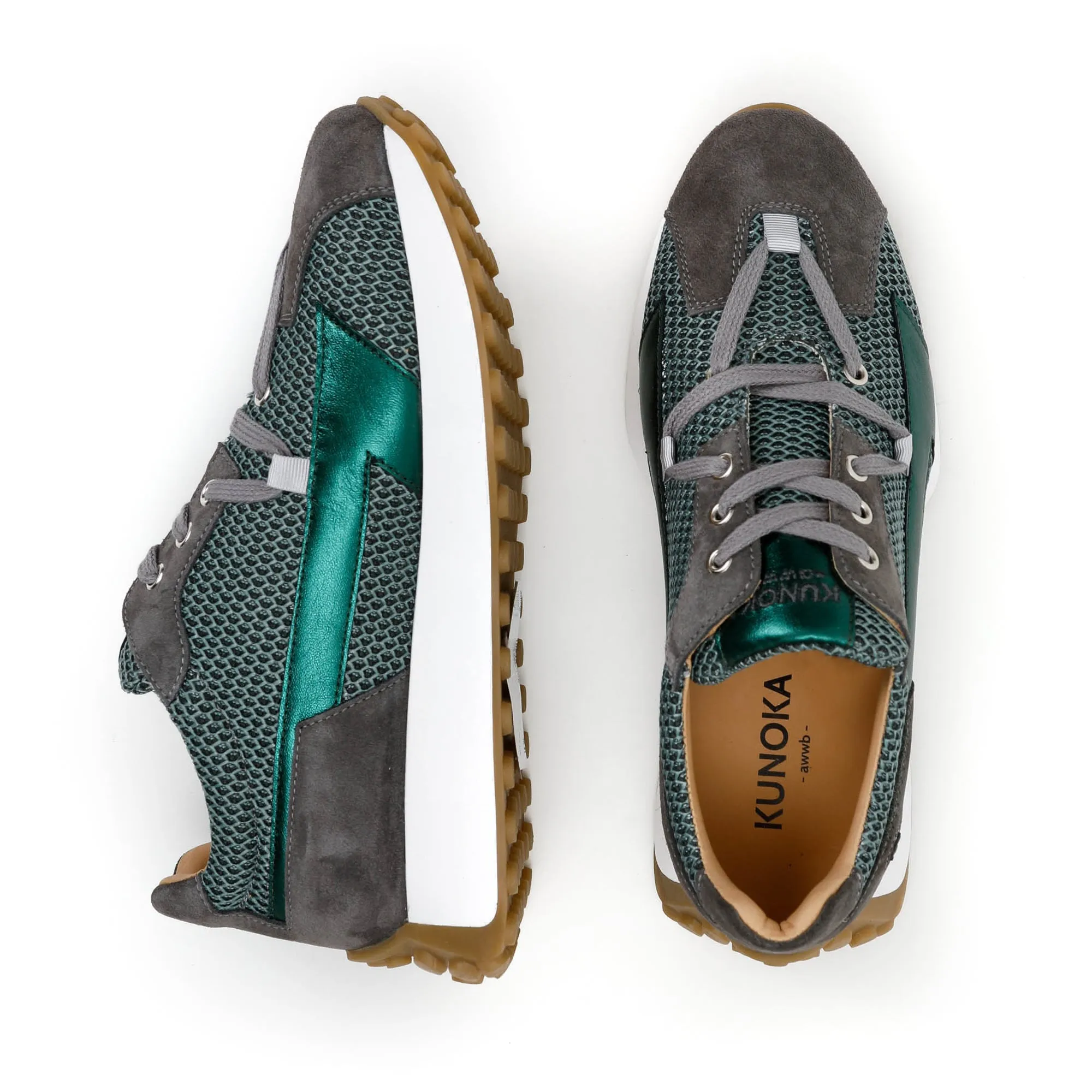 LUNA platform sneaker - Larch