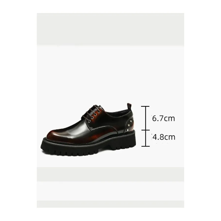 LuxeLeather Sophisticated Oxford Dress Shoes