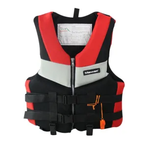 MANNER QP2030 Adult Buoyancy Vest Swimming Aid Life Jacket, Size:XL(Red)