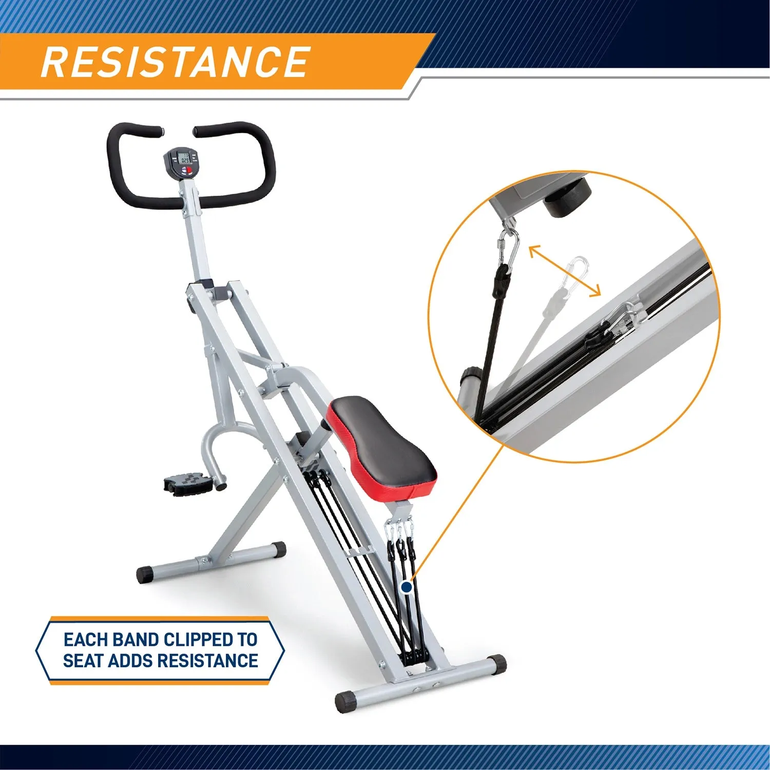 Marcy Squat Rider Machine for Glutes and Quads XJ-6334