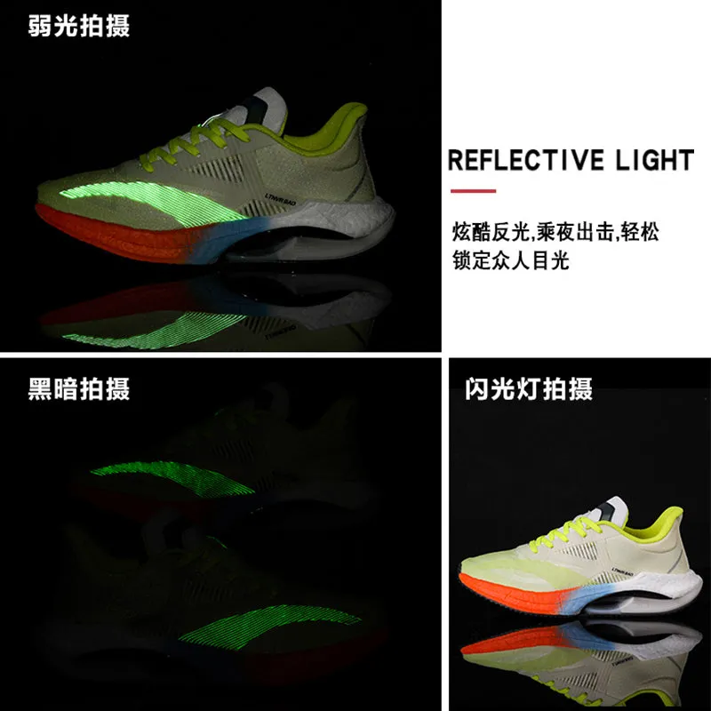 Men's Lightweight Cushioning Sneaker Outdoor Running Sports Elastic Shoes | W2303