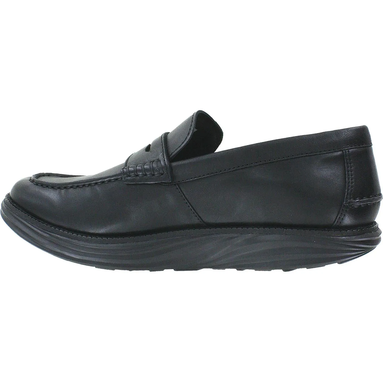 Men's MBT Boston Loafer Black Leather