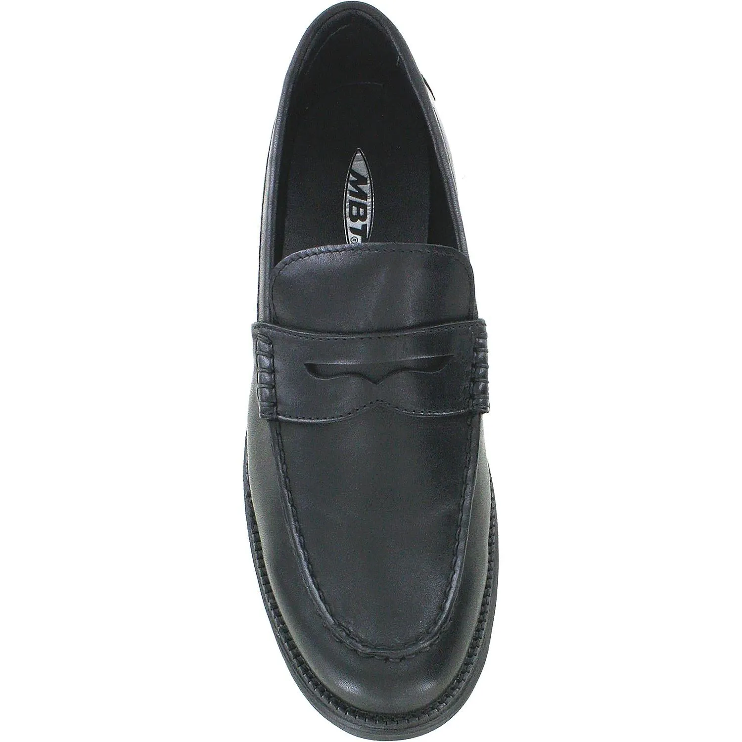 Men's MBT Boston Loafer Black Leather