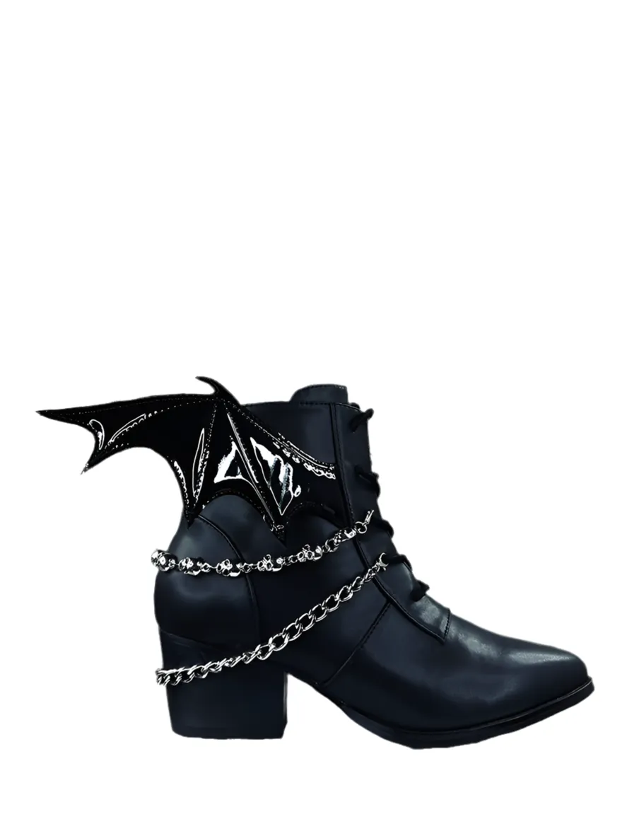 NADJA BAT WING - BLACK/SILVER