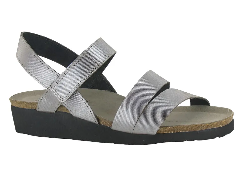 Naot Women's Kayla Sandal - Silver Threads