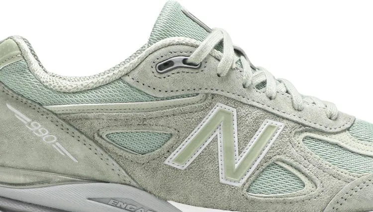 New Balance 990v4 Made In USA 'Mint' Sneakers, Green