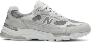 New Balance 992 Made in USA 'White Silver' Sneakers, Gray