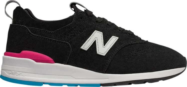 New Balance 997 Deconstructed Made In USA 'Black' Sneakers, black