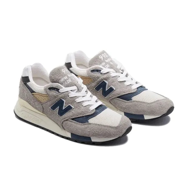 New Balance 998 'Made in USA Gray Navy' Sneakers