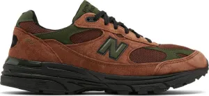 New Balance Aimé Leon Dore x 993 Made in USA 'Beef & Broccoli' Sneakers, Brown