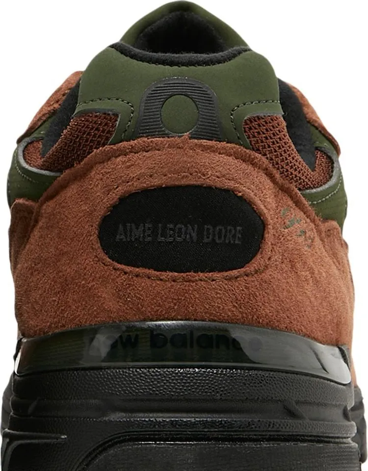 New Balance Aimé Leon Dore x 993 Made in USA 'Beef & Broccoli' Sneakers, Brown