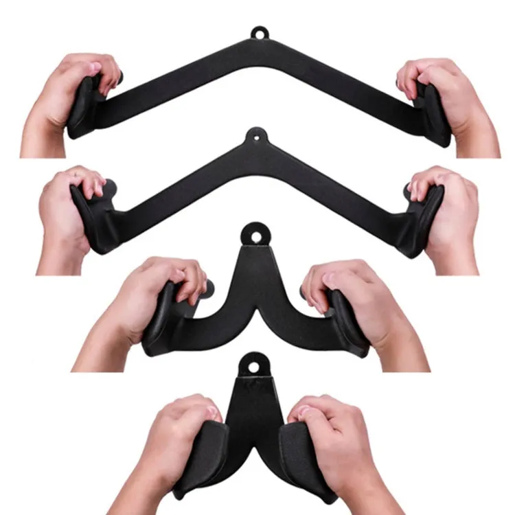 No. 7 Triceps Up Pull V-shaped Handles Attachments for Pulley and Lat Pulldown Machines