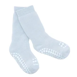 Non-Slip Grip Socks - Organic terry cotton- Sky Blue