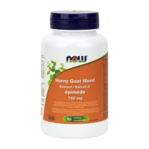 Now - horny goat weed 750 mg 90 tablets