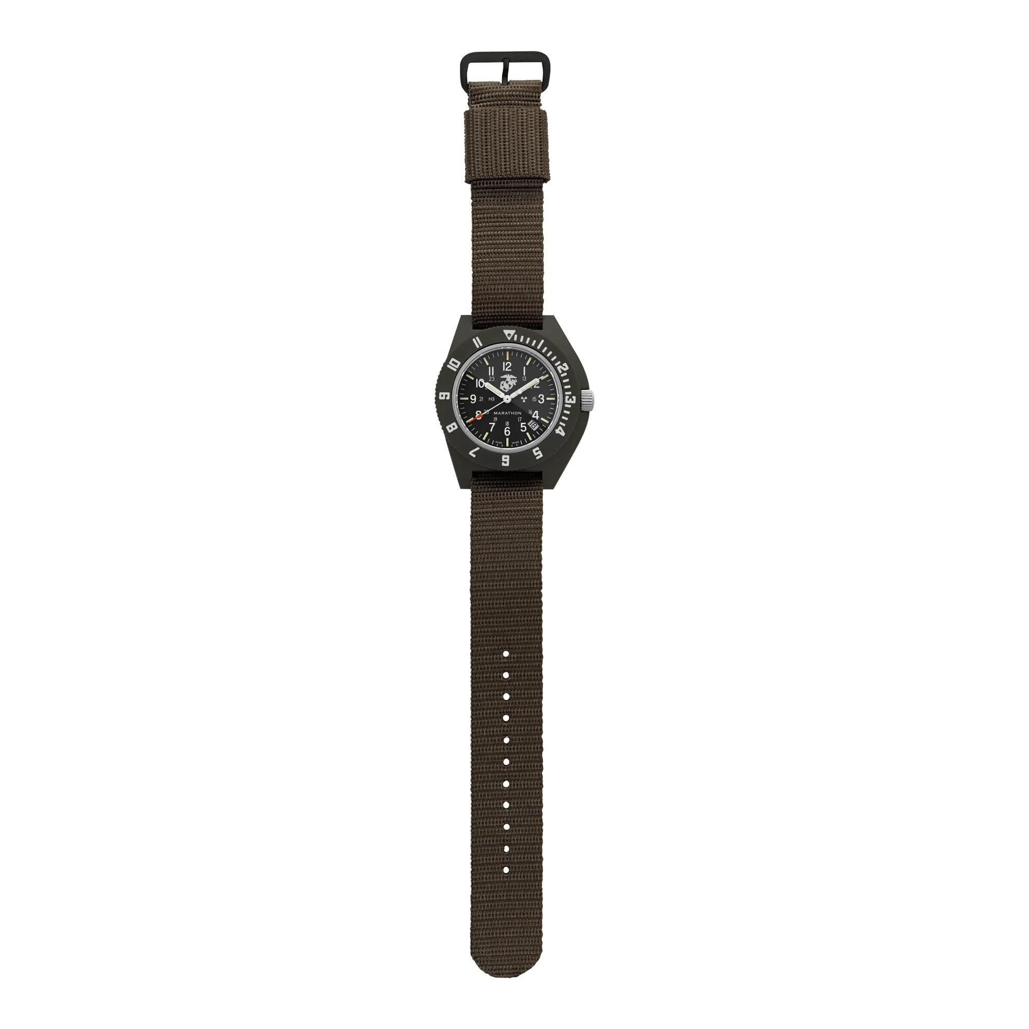 OFFICIAL USMC SAGE GREEN PILOT'S NAVIGATOR WITH DATE - 41MM