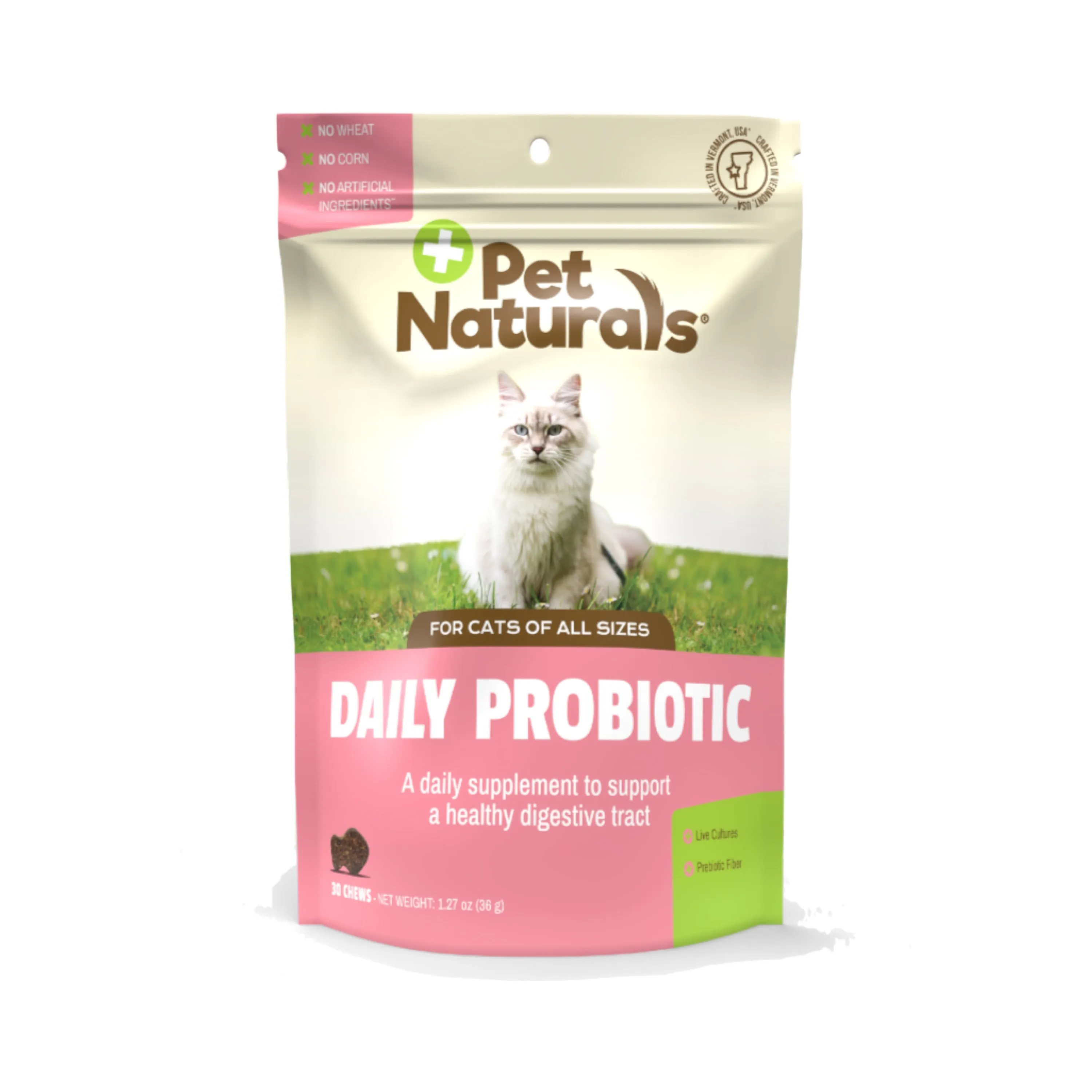 Pet Naturals Daily Probiotic for Cats 1.27oz (30 Chews)