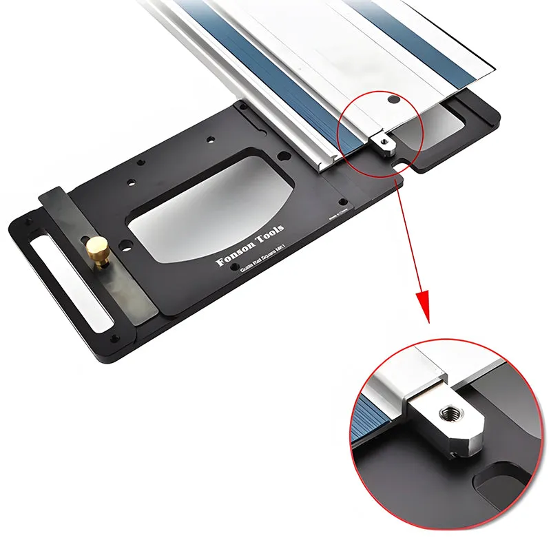 Precision Track Saw Square Guide Rail Square for Festool and Makita Rails