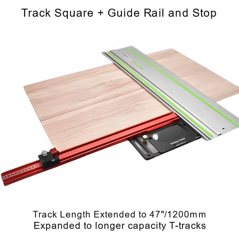 Precision Track Saw Square Guide Rail Square for Festool and Makita Rails