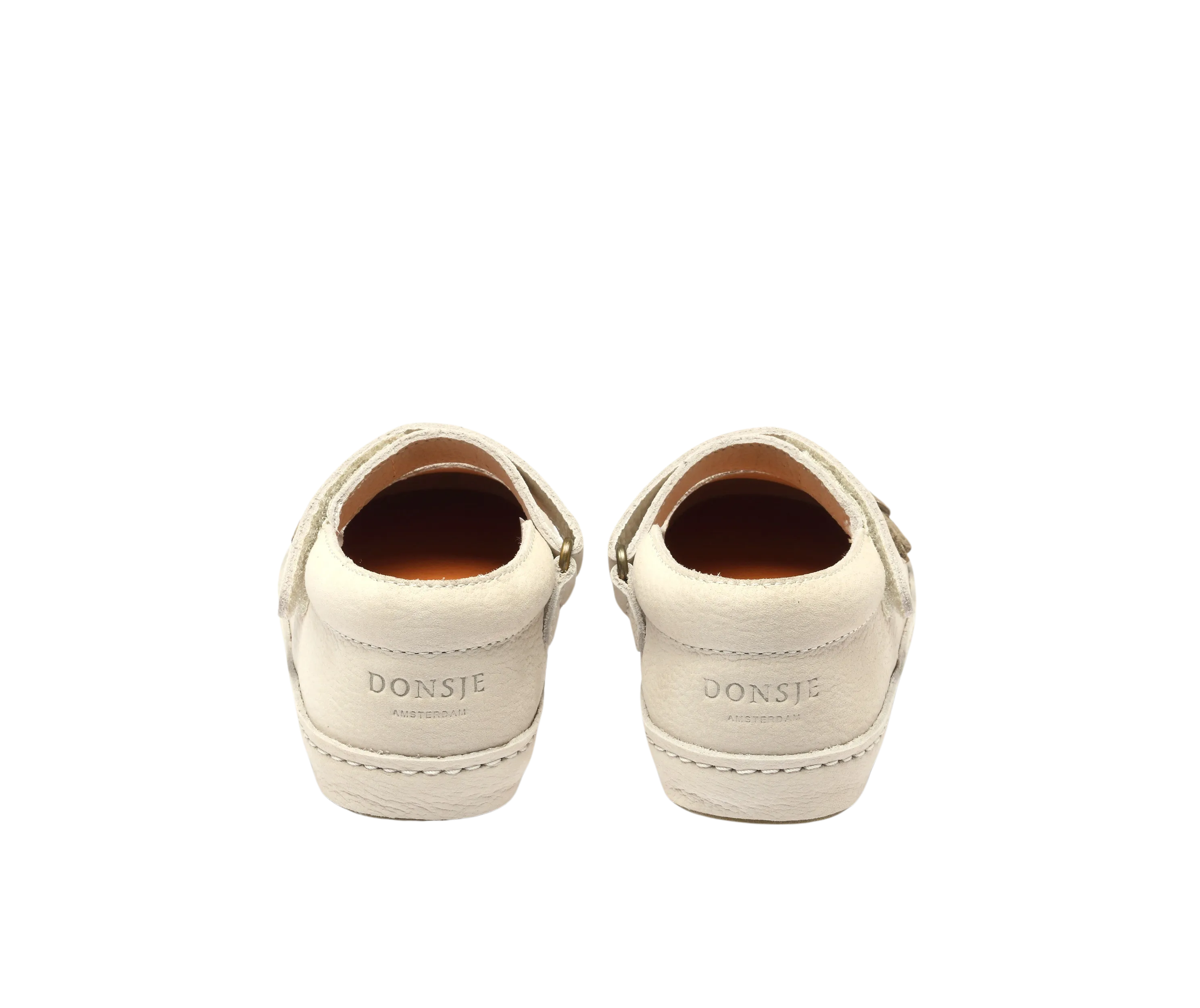 Ronja Ballerinas | Eucalyptus | Cream Betting Leather