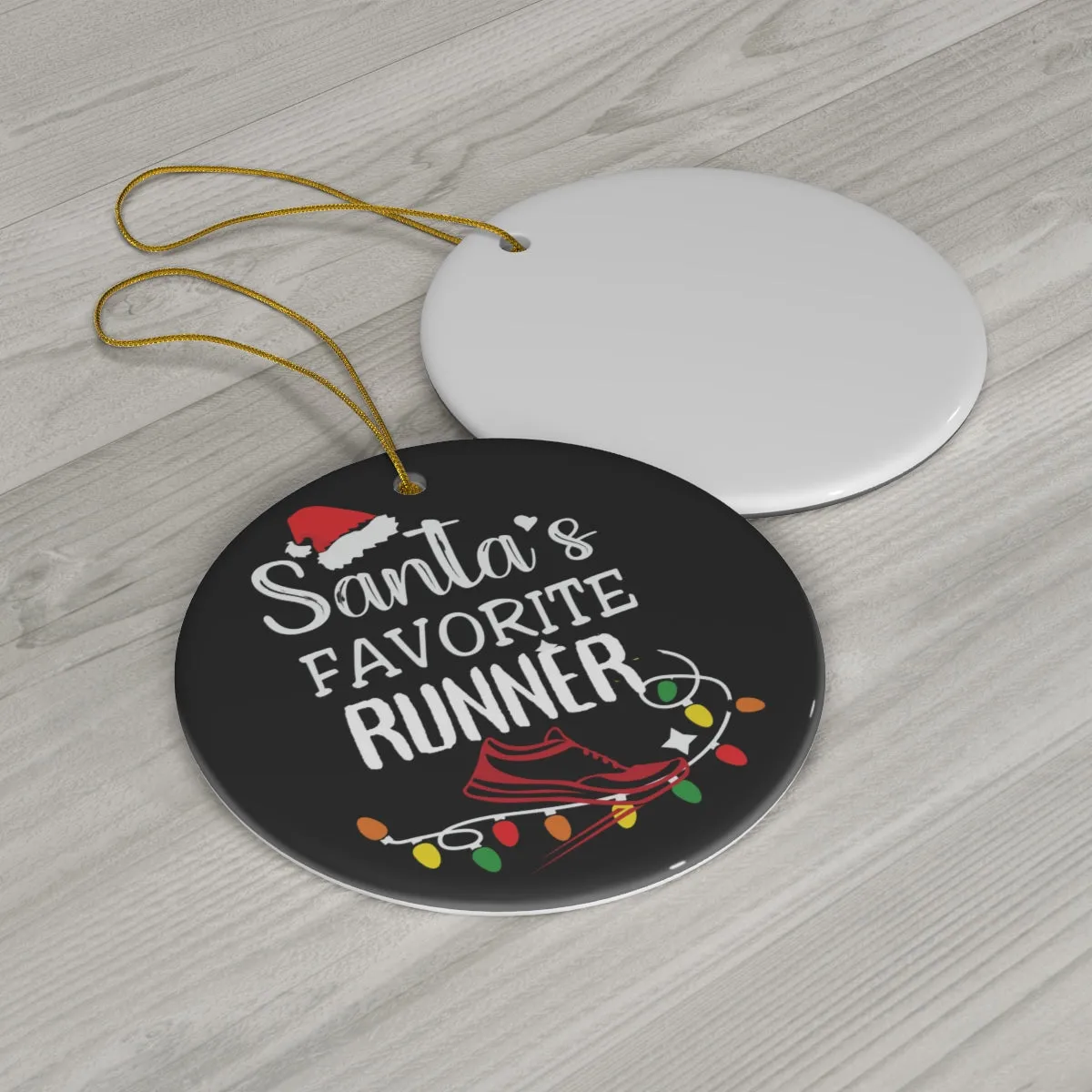 Runner Ornament, Santas Favorite Runner