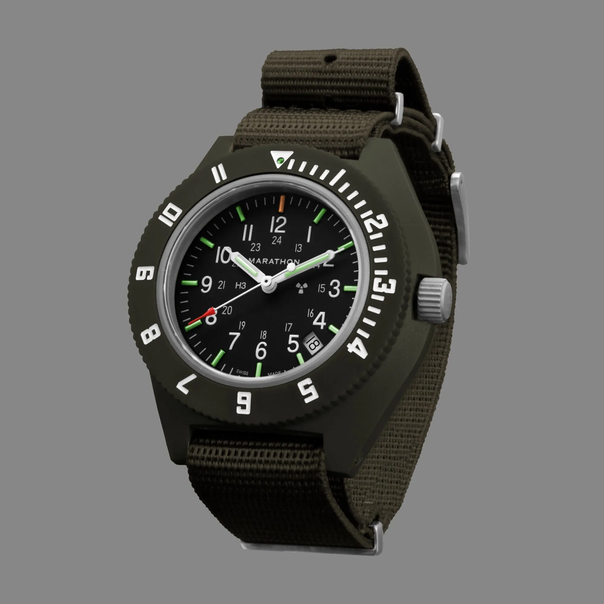 SAGE GREEN PILOT'S NAVIGATOR WITH DATE - 41MM