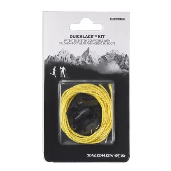 Salomon Quicklace Yellow Relacing Kit - 2mm wide