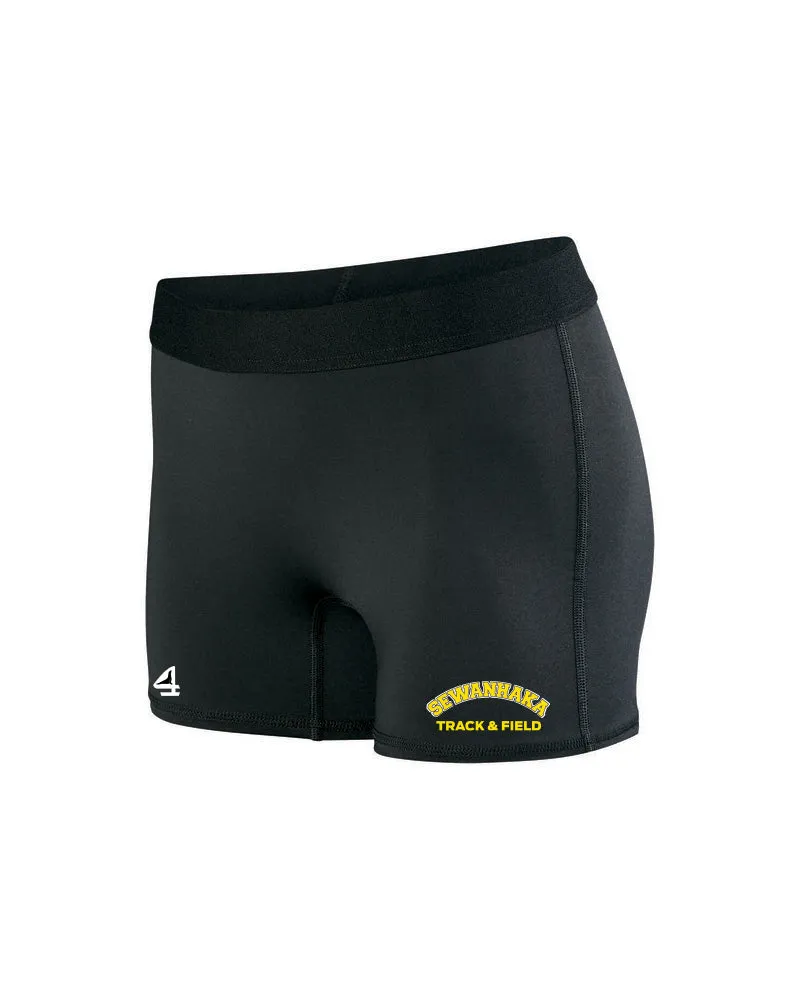 Sewanhaka Track & Field Girl's Compression Shorts