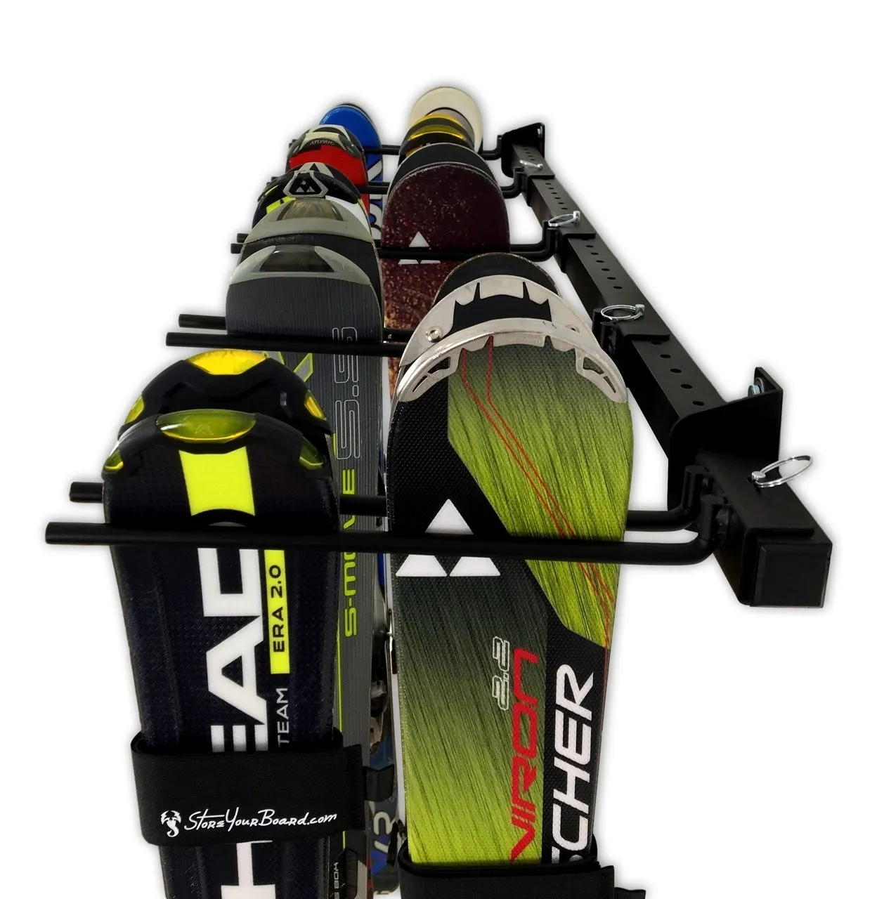 Ski Snowboard Rack - Vertical 10 pairs or 12 pairs