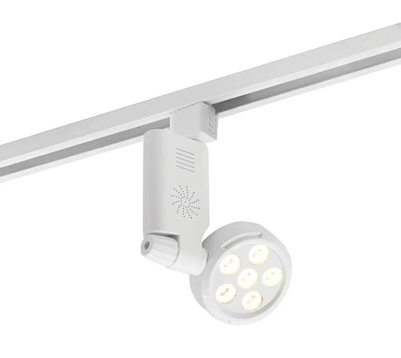 Spira 6 Watt Matt White LED Track Spot