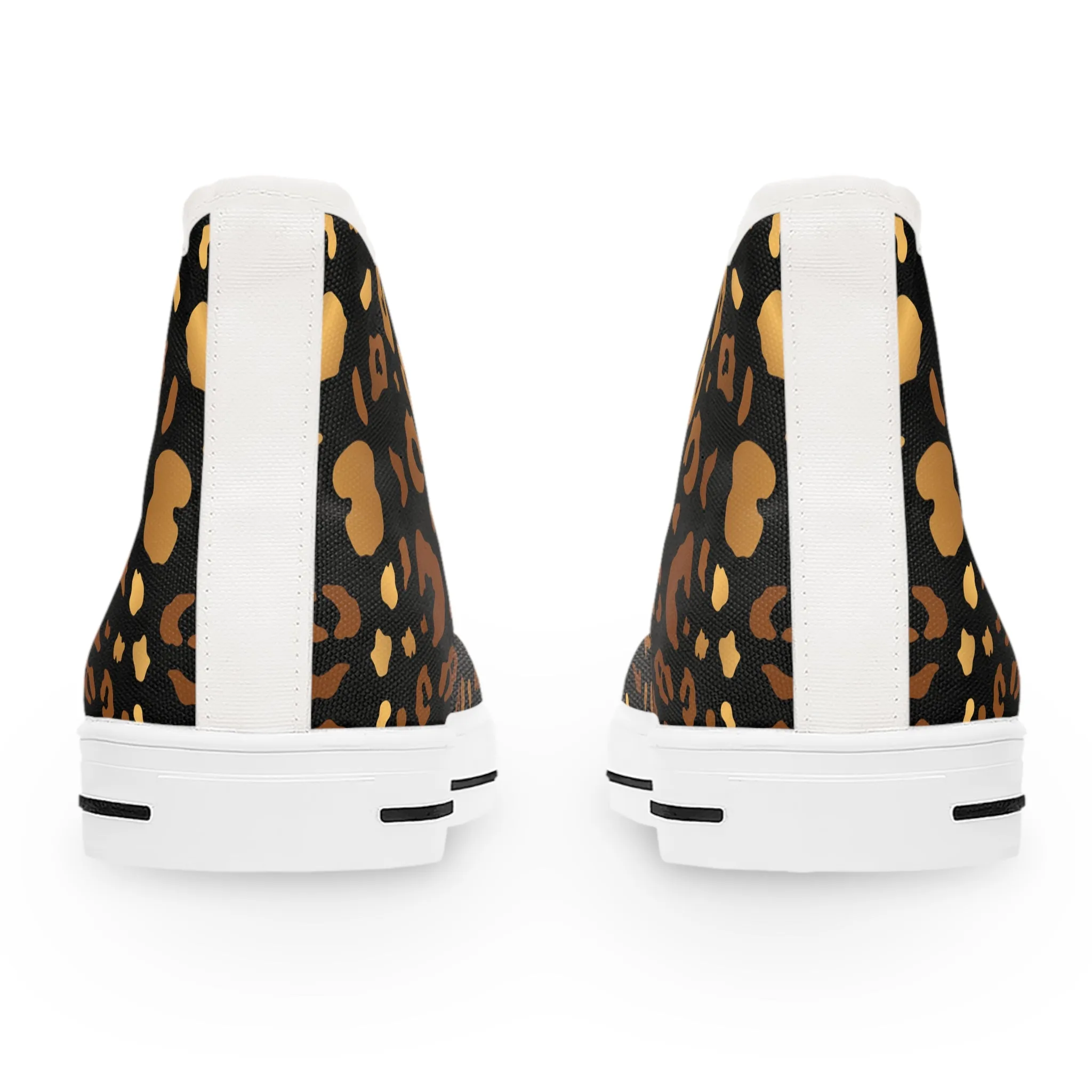 Spotted Animal Pattern Women's High Top Sneakers